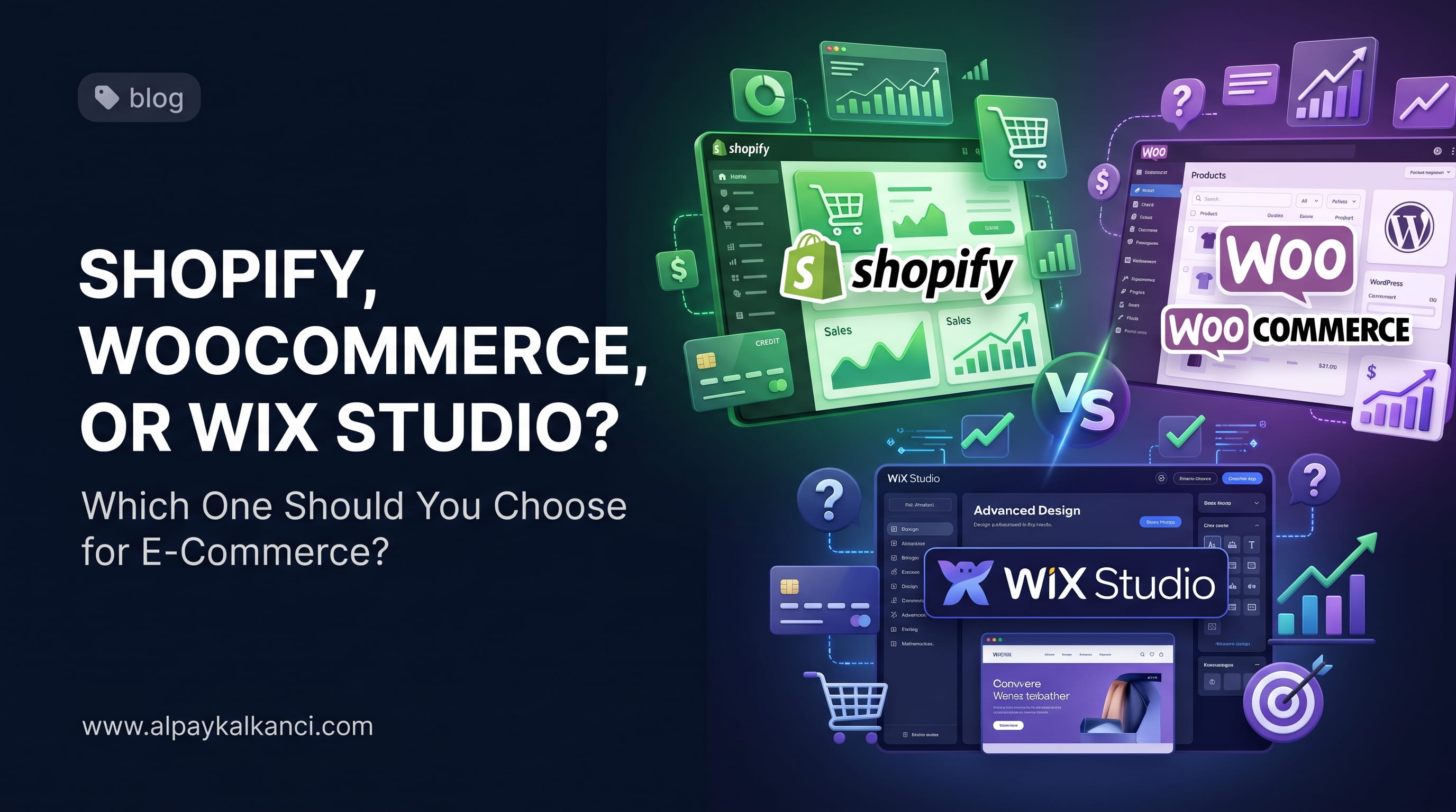 Shopify vs WooCommerce vs Wix Studio: Which eCommerce Platform to Choose?